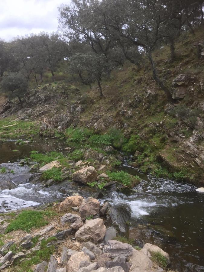 Casa Rural Quejigo Con Piscina سانتا أولالا ديل كالا المظهر الخارجي الصورة