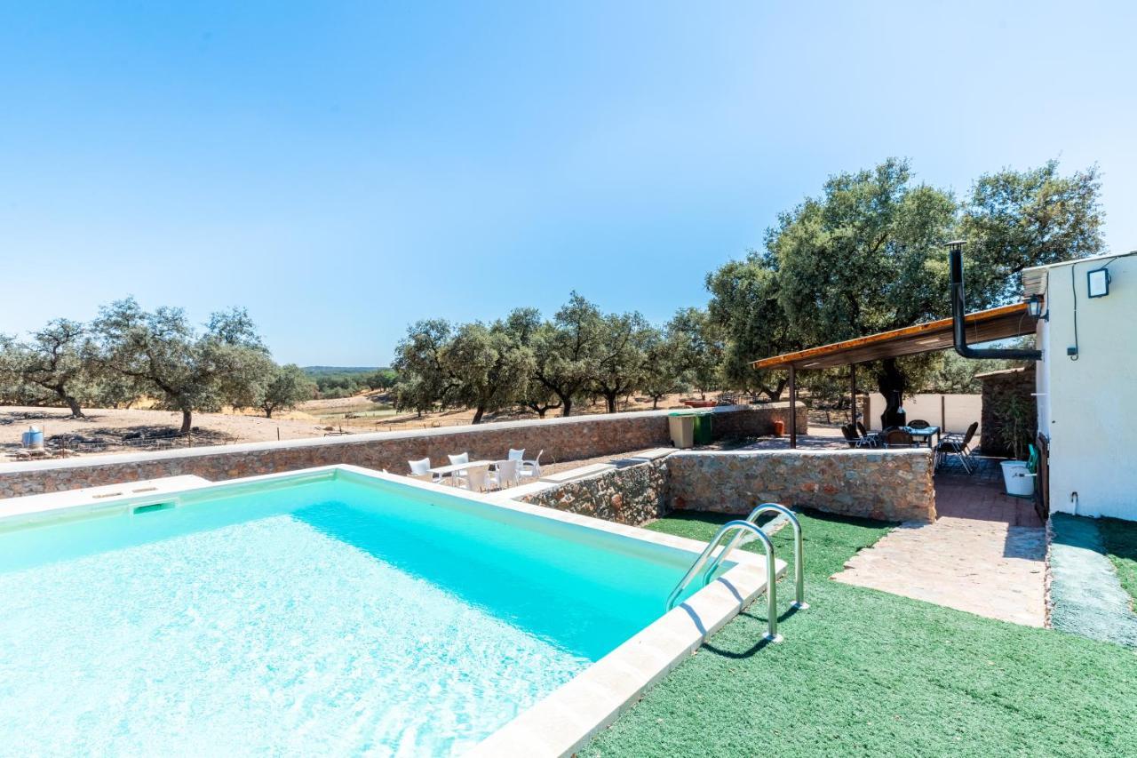 Casa Rural Quejigo Con Piscina سانتا أولالا ديل كالا المظهر الخارجي الصورة
