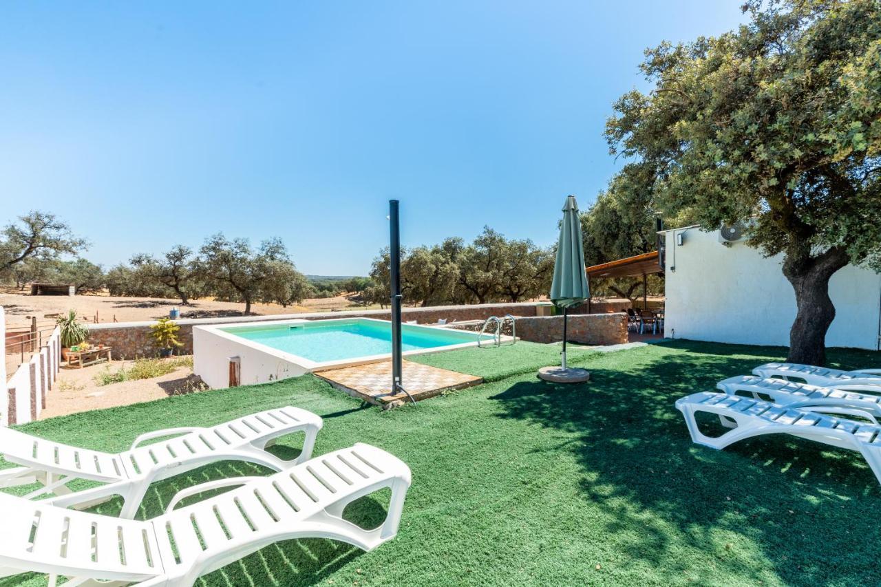 Casa Rural Quejigo Con Piscina سانتا أولالا ديل كالا المظهر الخارجي الصورة