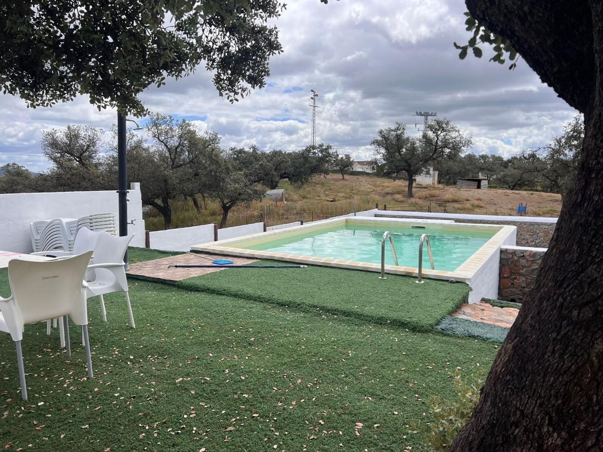 Casa Rural Quejigo Con Piscina سانتا أولالا ديل كالا المظهر الخارجي الصورة